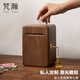 梵瀚實(shí)木桌面收納盒存錢(qián)罐創(chuàng  )意生日禮物可存可取儲蓄罐帶鎖儲錢(qián)罐 冰箱款