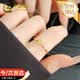 中國黃金（CHINA GOLD）六爪18k金戒指女款求婚戒子七夕情人節禮物送女友老婆生日紀念日 18K金六爪戒指-12#【今/次日達】
