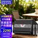 特美聲JT10-66PRO戶外舞臺大功率廣場舞音響移動便攜式拉桿會議音箱無線藍牙大音量K歌擴音雙話筒麥克風 5.25吋航天磁低音[240W功率]