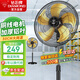 鉆石牌工業風扇落地扇家用立式電風扇大風力搖頭強力電扇客廳商用工廠車間鋁葉商業風扇HF1802
