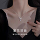 蘇十六999足銀繁花項(xiàng)鏈女輕奢小眾高級感水滴吊墜鎖骨鏈七夕禮物送女友 999銀繁花項(xiàng)鏈+玫瑰禮盒