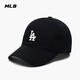 MLB帽子男女棒球帽軟頂鴨舌帽遮陽休閑運動帽禮物3ACP7701N-07BKS-F