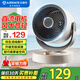 艾美特（AIRMATE）空氣循環(huán)扇桌面臺式小風(fēng)扇家用電風(fēng)扇臥室廚房客廳可用遙控?fù)u頭電扇輕音空調(diào)伴侶 FA15-X105【無極調(diào)速機(jī)械款】