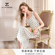 香影復(fù)古波點(diǎn)吊帶連衣裙女2026秋季新款顯瘦修身掐腰法式中長(zhǎng)裙子 波點(diǎn) S 155/80A/85-95斤