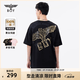 BOY LONDON【黑粉風暴】潮牌短袖男女同款春夏印花休閑寬松黑色T恤N01920 黑印金N01911 經典升級 L （尺碼偏大，建議拍小一碼）
