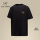 ARC'TERYX始祖鳥 KRAGG COTTON LOGO SS 男子 棉質短袖T恤 24K Black/黑色 L