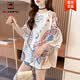 AEMAPE冰絲ins設計感短袖T恤女寬松中長款2026夏季新款時尚顯瘦半袖衫 白色 M 建議110斤內