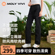 MOLY VIVI立裁沖鋒軟殼褲女夏季薄款防風(fēng)防雨水戶外運動速干登山褲魔力薇薇