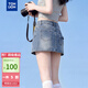 唐獅（TonLion）2026夏季新款女半身裙短款A字版型蝴蝶結設計感甜美氣質