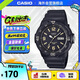 卡西歐（CASIO）復古休閑腕表時尚指針防水學生運動手表 MRW-200H-1B3VDF【七夕】