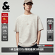 杰克·瓊斯（JACK&JONES）男裝短袖T恤上衣衣身圖案滿印百搭時尚舒適羅紋圓領寬松226201151 C00米白色 M （175）