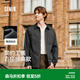森馬（Semir）長(zhǎng)袖襯衫男寬松工裝外套情侶款純色百搭上衣純棉秋冬裝潮酷流行 褐灰20851 M