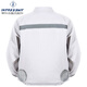 IMPRESSWIT空調(diào)服單衣服高溫制冷焊工勞保服帶風(fēng)扇戶外單衣男女 灰白色 L 115-125斤