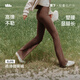 蕉下微喇褲加絨休閑褲女修身褲子喇叭塑形EL015