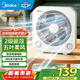 美的（Midea） 電風扇 家用臺式小風扇空氣循環扇轉頁扇辦公室桌面鴻運扇五葉輕音柔風臥室宿舍節能省電臺扇 KYT20-25F【8寸推薦款】 桌面轉頁扇