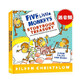 英文原版繪本 Five Little Monkeys Storybook Treasury 五只小猴子5個故事合集 精裝 送音頻