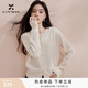 香影小香風(fēng)白色圓領(lǐng)針織開(kāi)衫女短款2026秋季新款新年穿搭珍珠毛衣 鷺白 S 155/80A/85-95斤