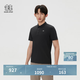 KOLON SPORT/可隆戶外休閑衣 男子接觸涼感遮熱UPF50+ CARVICO短袖 LHPT6MN083-BK 黑色 2XL 185/104A