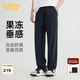 卡賓（CABBEEN）【天絲果凍】柔軟牛仔褲男2025夏季輕薄透氣直筒垂感寬松長褲 煤黑色01（寬松版型） L /175/50