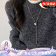 中國黃金（CHINA GOLD）愛心流蘇毛衣鏈項鏈女款2026新款七夕情人節禮物送女友老婆生日 925銀愛心毛衣鏈【今/次日達】