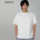MARKLESS【涼感防曬】T恤男士夏季抗菌冰絲短袖寬松半袖TXB3643M云朵白M