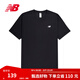 NEW BALANCENB官方夏季26新款男款休閑百搭舒適短袖T恤 黑色 MT6100FR L