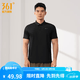 361°polo衫男2026年夏季新款休閑透氣短袖情侶運(yùn)動(dòng)翻領(lǐng)t恤女父親節(jié) 【男款】超級(jí)黑 2XL