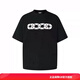 GB授權(quán)店GOOD Diamonds鏤空LOGO彩鉆貼GOOD美式短袖t恤男 黑色彩鉆 S 【80-120斤】