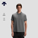 迪桑特（DESCENTE）TRAINING系列男士運動健身TOYOBO吸濕速干防曬短袖翻領POLO衫新品 CC-炭灰色 L (175/96A)
