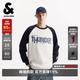杰克·瓊斯（JACK&JONES）NBA聯名春季款男裝衛衣寬松圓領長袖時尚上衣225433093 G01石灰花灰 常規 L （180）