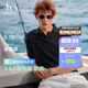 HAZZYS【情侶款】哈吉斯男女裝 26新款夏季海鷗領短袖polo衫 黑色BK -男款 L （175/96A 48）