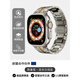 FJU適用applewatch ultra2手表表帶蘋果iwatch9鋼鐵俠元素s8不銹鋼夏天金屬男士49mm原裝保護(hù)殼 限量版流水沙間金 【適用Ultra1/2】49mm表盤