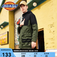Dickies 字母印花棉衣外套 男式休閑百搭外套 棉服男 9459 黑色 （寬松版型） M