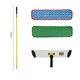 樂柏美商務(wù)用品（RUBBERMAID COMMERCIAL PRODUCTS）樂柏美【北京全季酒店同款】進(jìn)口鋁制平板拖把塵推超細(xì)微纖維拖布木地板大理石懶人拖把 商用家用18寸拖把 18寸套裝含2塊拖布