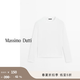Massimo Dutti折扣季2026女裝休閑鑒于風純棉鎖邊長袖T恤06821906 白色 S (CN 170/88A)