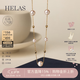 helas赫拉滿天星Akoya海水珍珠項鏈女18K金鎖骨鏈明星同款送愛人女友禮 【李多海同款】4-7mm經典小版