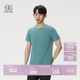 KOLON SPORT/可隆SECO短袖T恤 男子戶外吸濕速干防曬UPF50+抗菌上衣 LHRT5AT803-DC 深青色 2XL 185/104A
