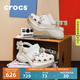 CROCS卡駱馳復(fù)古炫魅小鯨魚洞洞鞋時尚百搭花園鞋沙灘鞋|213632 月光灰-1NK 35 (220mm)