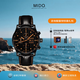 美度（MIDO）瑞士手表舵手系列特別版計時碼表三眼計時運動機械男表 送男友 M005.614.36.051.22一表兩帶