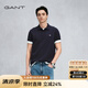 GANT/甘特【出色POLO】春夏男休閑翻領棉質短袖T恤衫 433-耶魯藍 XL