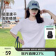 駱駝（CAMEL）女裝速干短袖T恤薄款夏季圓領(lǐng)透氣吸汗跑步健身運(yùn)動(dòng)休閑上衣   M