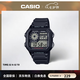 卡西歐（CASIO）小方塊手表 ae1200電子表男款學生復古小銀塊石英表新款七夕禮物 AE-1200WH-1A
