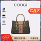 COOGI包包女包輕奢品牌手提托特包女士斜挎包情人節生日禮物送女友老婆 咖啡色 京倉直發