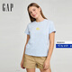 蓋璞（GAP）女裝2026春季新款純棉水果印花圓領(lǐng)短袖T恤休閑上衣858924