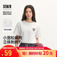 森馬（Semir）【BB聯名|100%棉】短袖t恤女2026夏透氣圓領寬松上衣109326100021