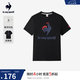 樂卡克（Le coq sportif）法國公雞2026年春夏男款短袖T恤 炫黑色 L