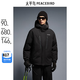 太平鳥男裝 冬季連帽羽絨服男潮B2ACE4605 黑色1 L