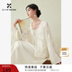 香影新中式輕薄短款外套女2026夏季新款白色v領(lǐng)開衫國風(fēng)提花上衣