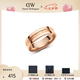 丹尼爾惠靈頓（DanielWellington）DW戒指 個性時尚情侶對戒紀念表白禮 七夕禮物送女生 玫瑰金62 DW00400095