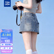 唐獅（TonLion）2026夏季新款女半身裙短款A字版型蝴蝶結設計感甜美氣質